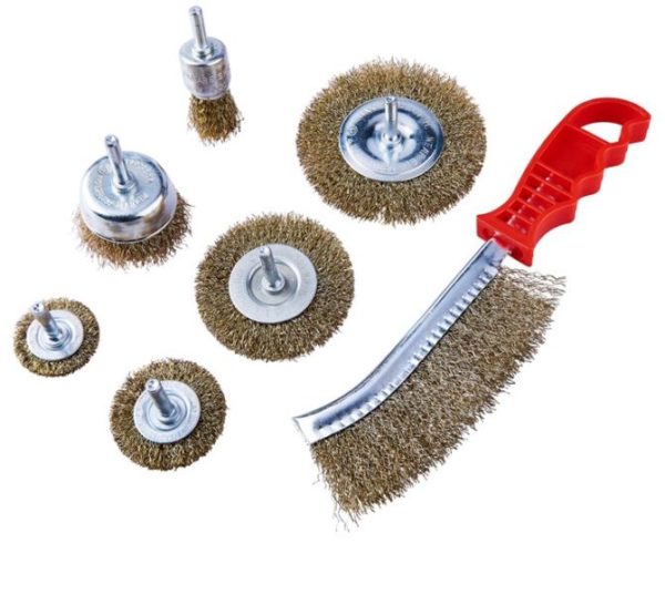 7 PIECE WIRE BRUSH SET