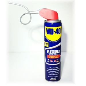 WD40 LUBRICANT AND PENETRANT AEROSOL WITH FLEXI WAND - Rustbuster