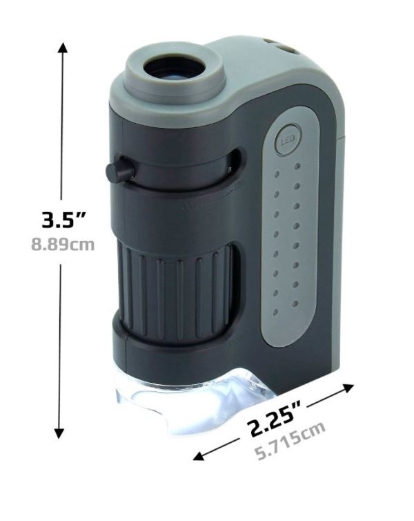 CARSON MICROBRITE PLUS POCKET MICROSCOPE
