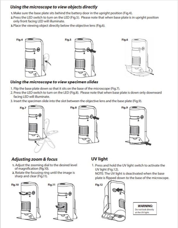 CARSON 100X TO 250X HIGH POWER POCKET MICROSCOPE - Image 3