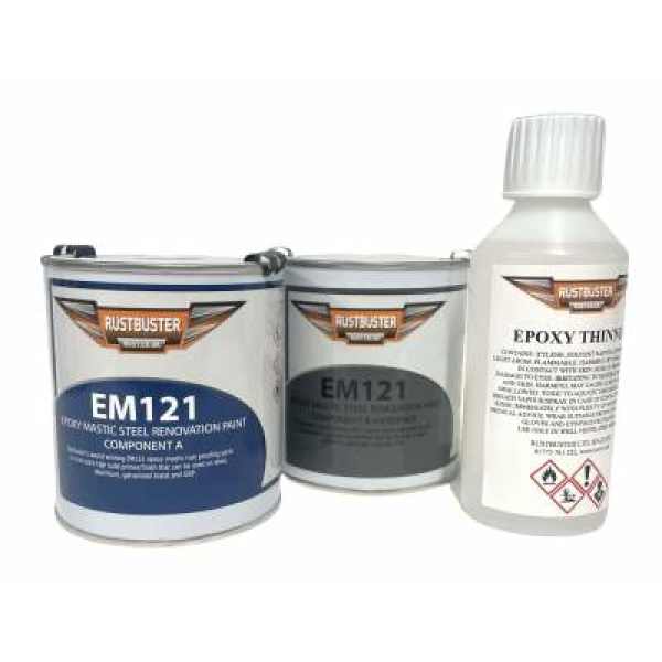 EM121 EPOXY RUST PROOFING PAINT – PURE WHITE - Rustbuster