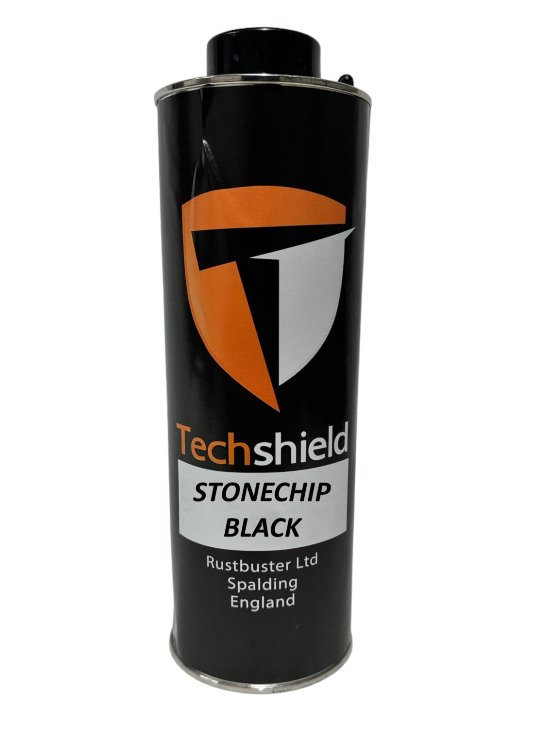 1LTR TECHSHIELD STONECHIP BLACK - Rustbuster